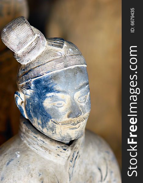 Chinese terracotta warrior(shallow depth of field)