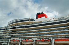 Cruise Ship Docked In Port. Royalty Free Stock Image Cruise Ship Docked In Port. Royalty Free Stock Image