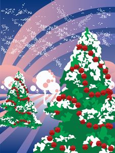 Snow Forest Stock Image Snow Forest Stock Image