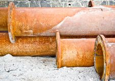 Rusty Industrial Water Pipes Royalty Free Stock Images Rusty Industrial Water Pipes Royalty Free Stock Images