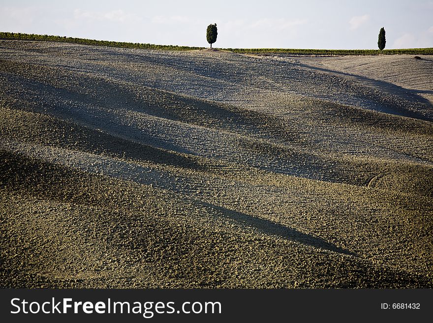 Image of a relaxing landscape in Tuscan. Image of a relaxing landscape in Tuscan