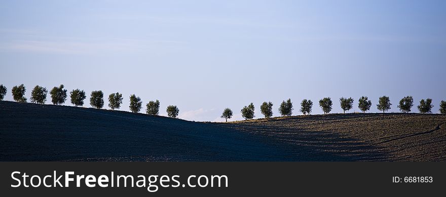 Image of a relaxing countryside in Tuscan. Image of a relaxing countryside in Tuscan