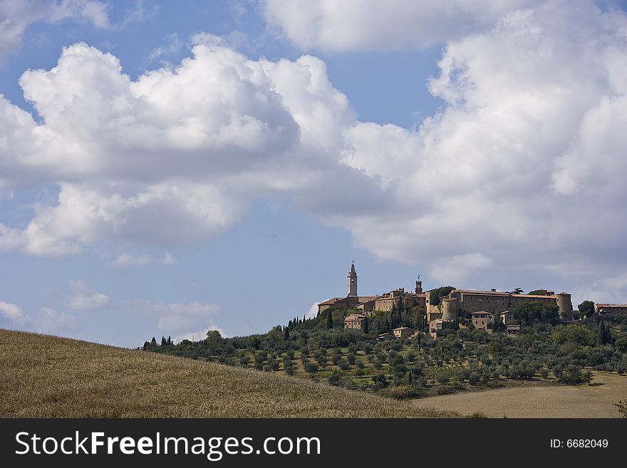 Image of a relaxing landscape in Tuscan. Image of a relaxing landscape in Tuscan