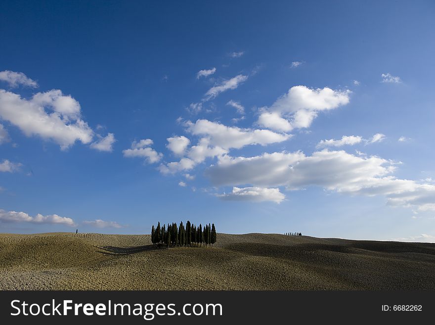 Image of a relaxing countryside in Tuscan. Image of a relaxing countryside in Tuscan