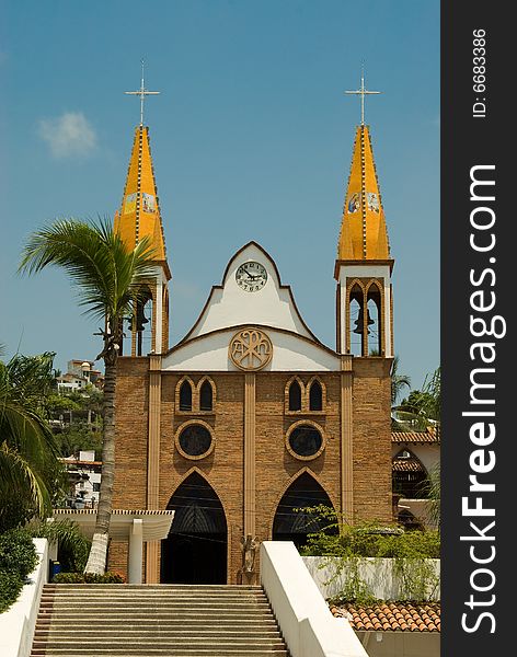 Beautiful Mexican chapel in Puerto Vallarta