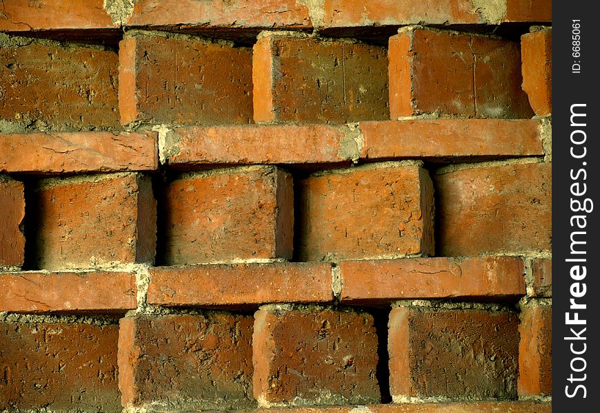 Abstract background with old brick wall