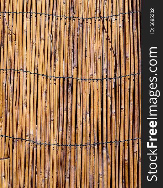 Background of yellow bamboo sticks. Background of yellow bamboo sticks