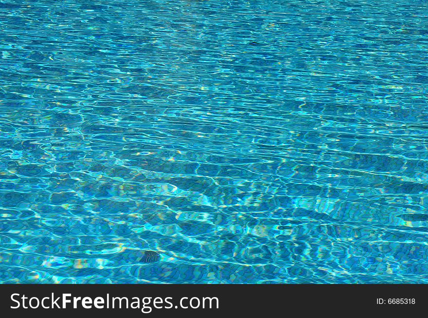 Bright blue pool water background. Bright blue pool water background