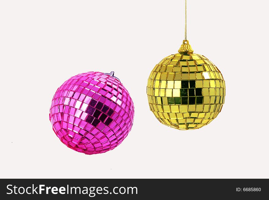 Pink And Gold Sphere