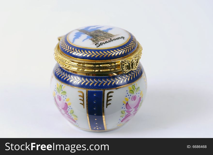 A studio shot of small boxes (various materials) usually used as pill boxes/jars. A studio shot of small boxes (various materials) usually used as pill boxes/jars