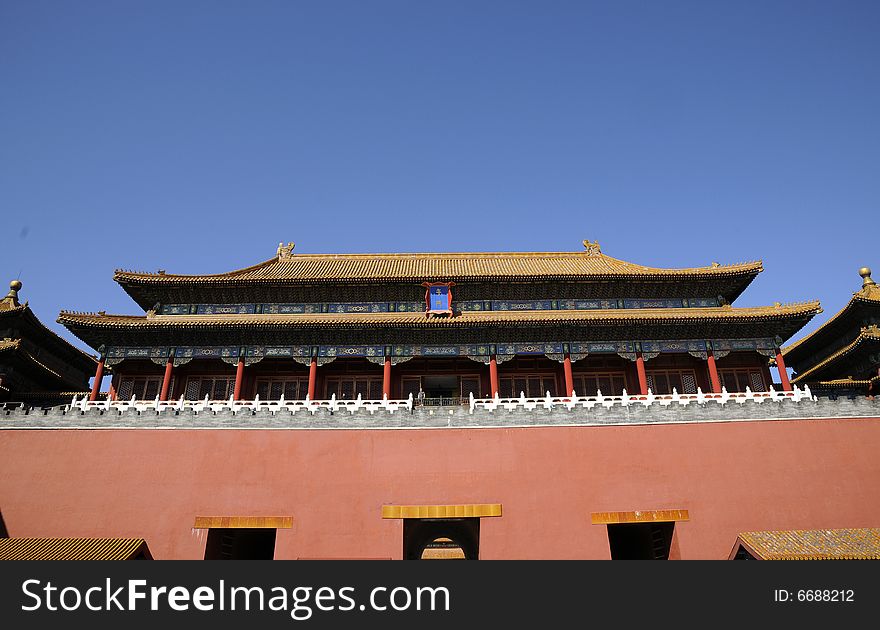 Royal Palace Of Chinese Ancient Building