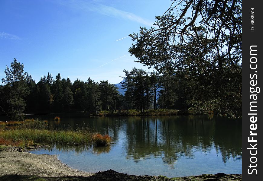 Beautiful Lake In Tirol