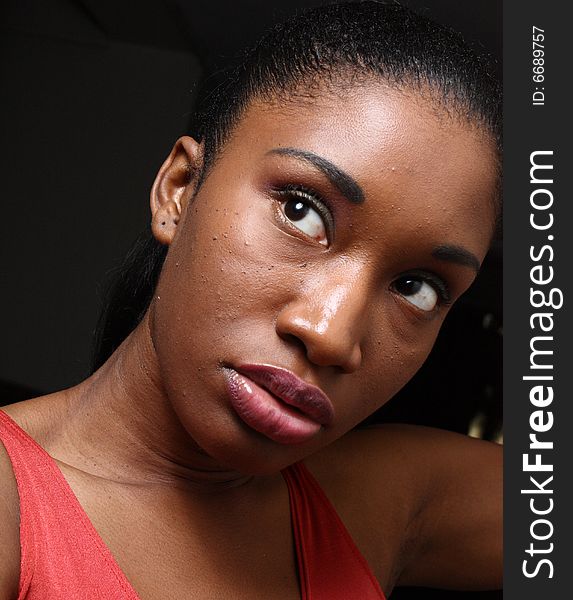 Headshot of a beautiful young woman smiling. Headshot of a beautiful young woman smiling