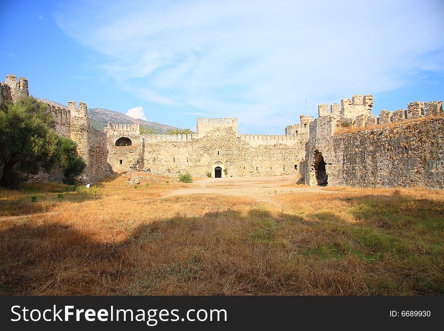 The old castle in Anamur