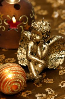 Christmas Decoration - Christmas Angel Stock Image