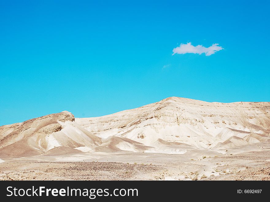 Negev Desert in the South of Israel