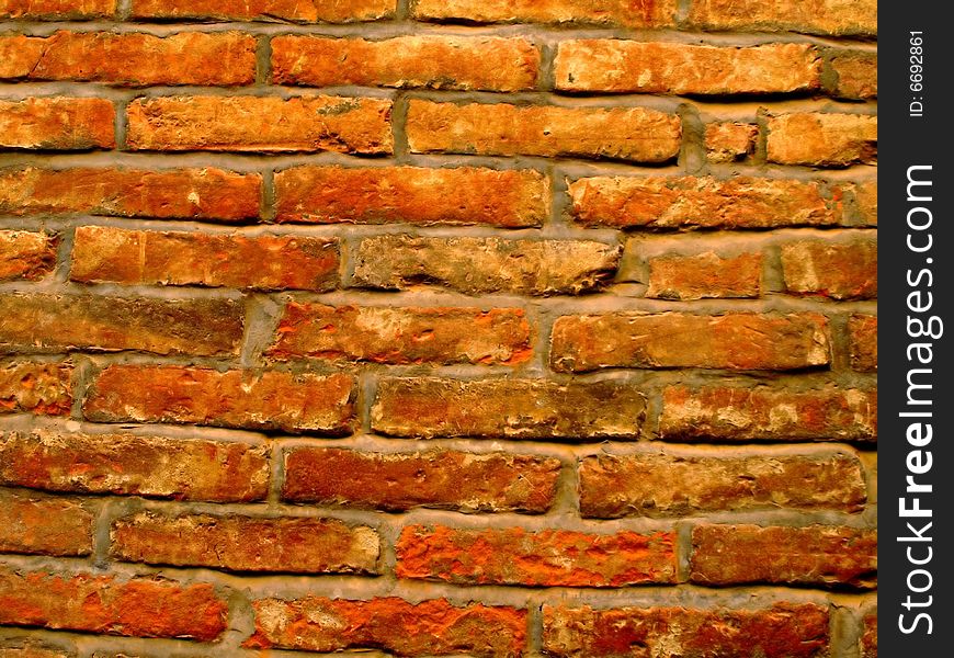 Abstract background with old brick wall