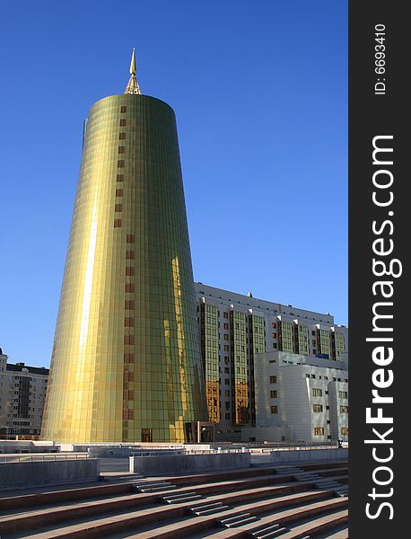 Modern office building, Astana, capital of Kazakhstan. Modern office building, Astana, capital of Kazakhstan
