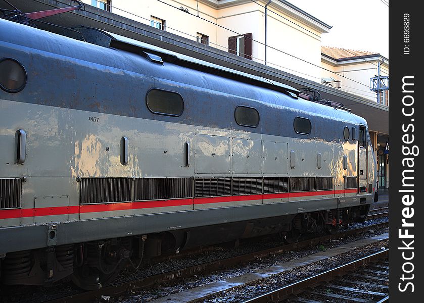 Railway station  in la spezia. Railway station  in la spezia