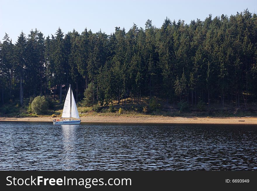 Dam Reservoir Orlik