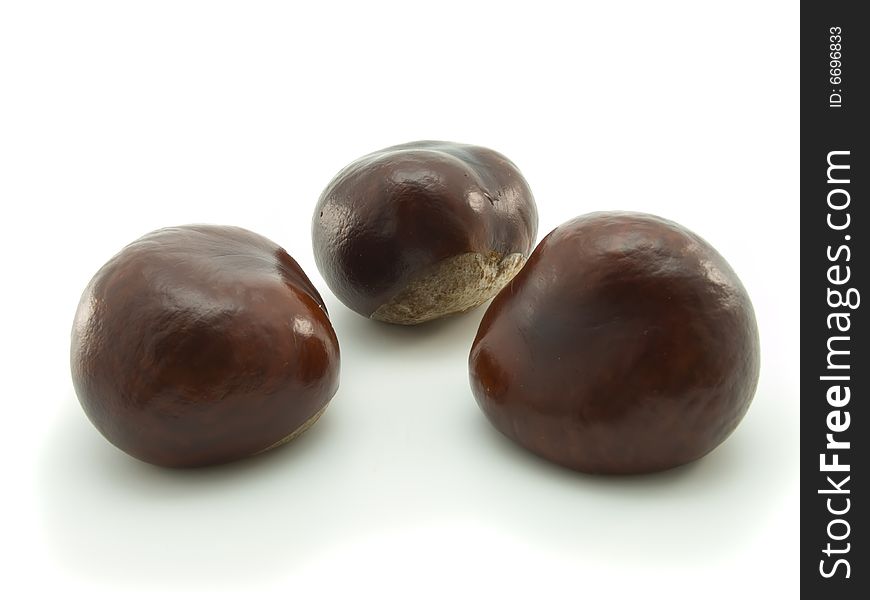 Chestnuts Isolated