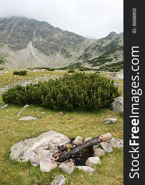 The Rila mountains in Bulgaria