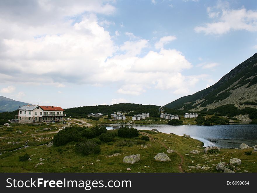 The Rila mountains in Bulgaria