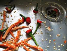 Disposed Chillies Royalty Free Stock Image Disposed Chillies Royalty Free Stock Image