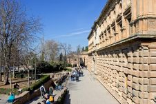 Ancient Architecture In The Alhambra Palace In Spain Stock Photography Ancient Architecture In The Alhambra Palace In Spain Stock Photography