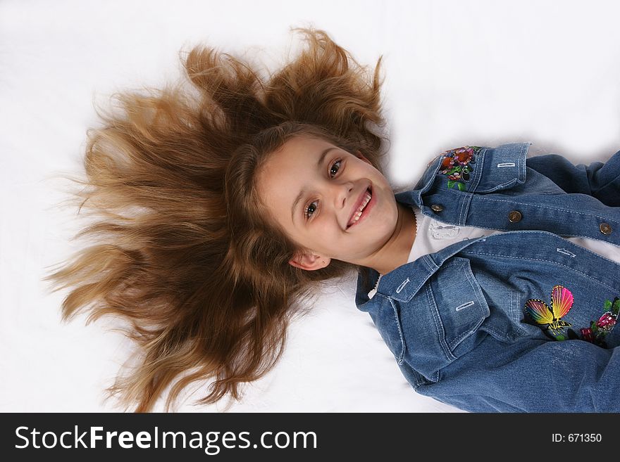 Posing young girl