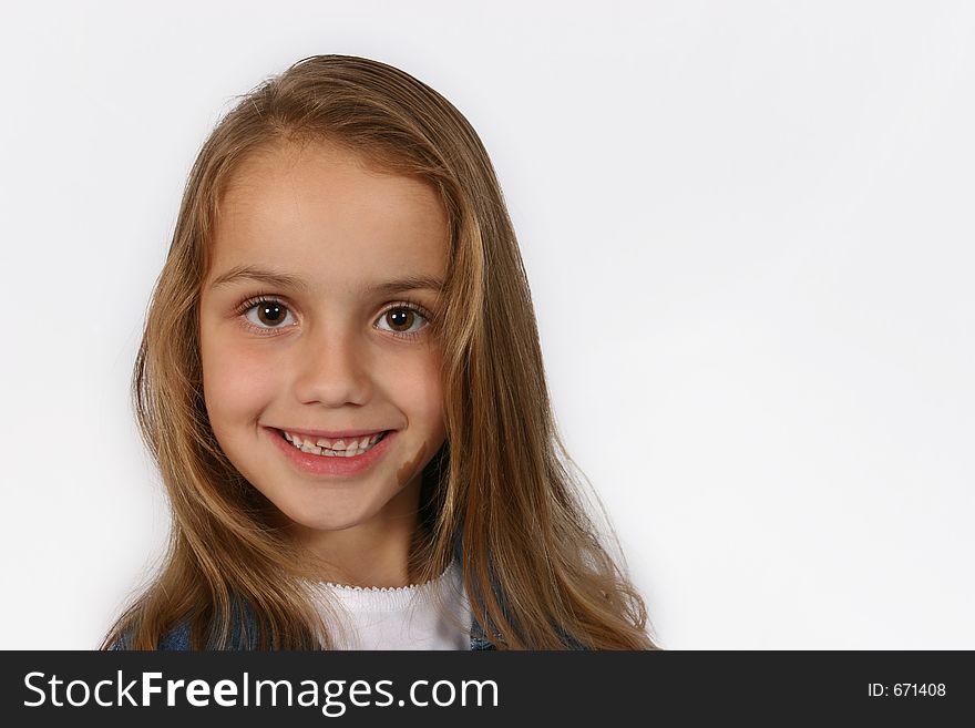 Young girl posing