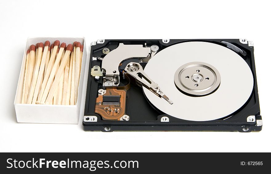 Open Laptop HDD Size