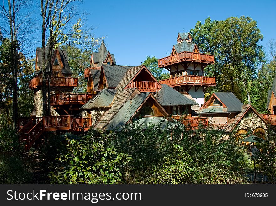 Stone and Wood Mountain Chalet