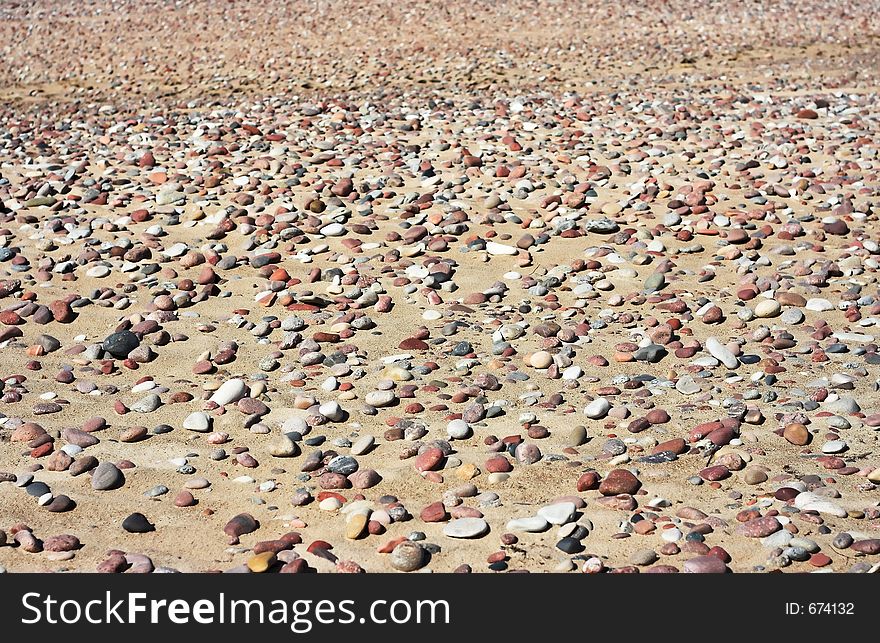 Stones on the beach. Stones on the beach