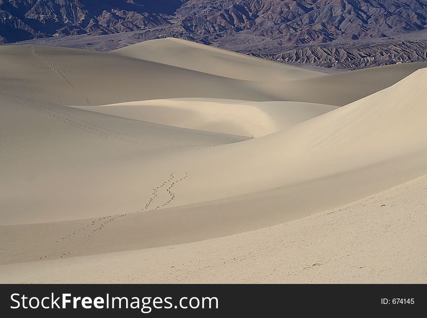 Sand dunes in Death Valley National Park, California