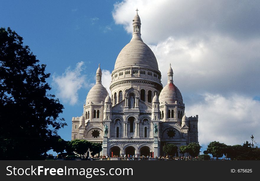 The Basilica of the Sacre-Coeur, Montmartre Paris