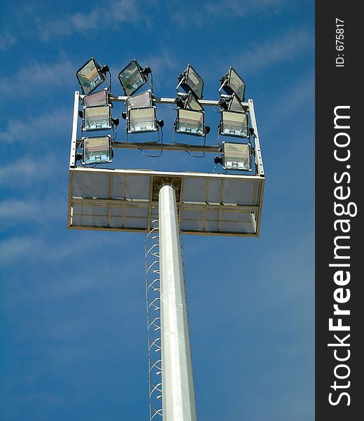 Light tower of a stadium