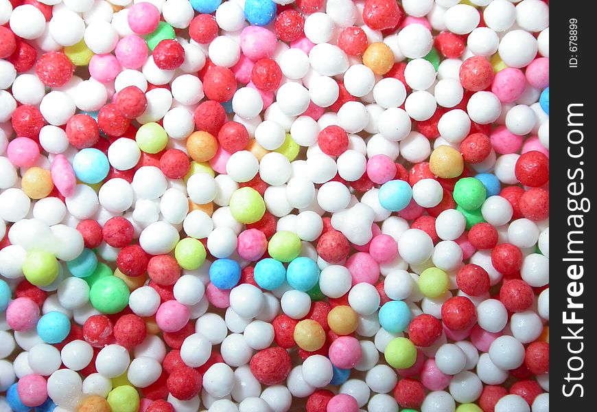 Sugar pearls as decoration for cookies