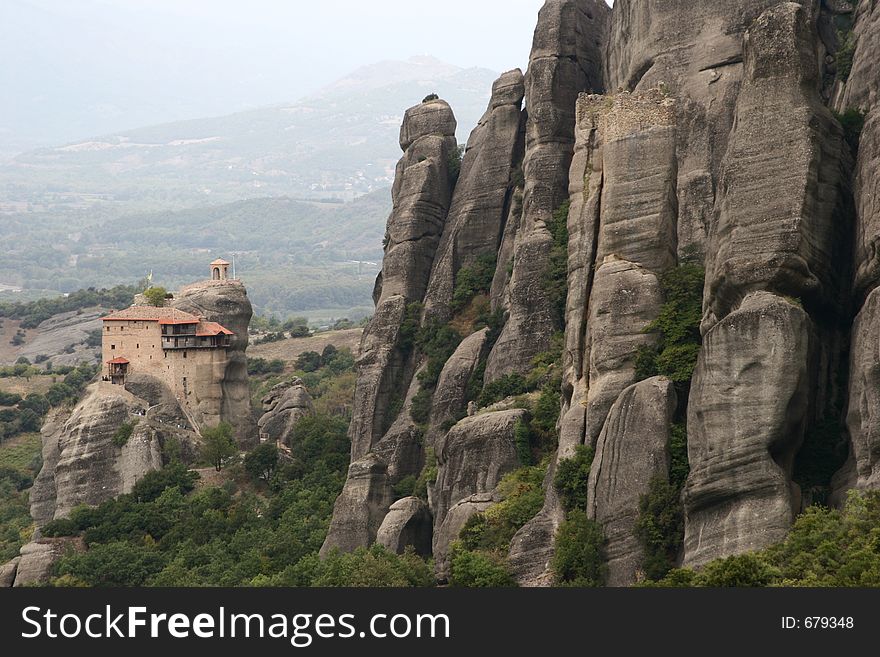 Meteora Cloister in Greece. Meteora Cloister in Greece