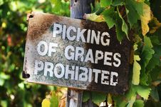 No Picking Stock Photo No Picking Stock Photo