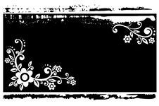 Grunge Floral Background Royalty Free Stock Images
