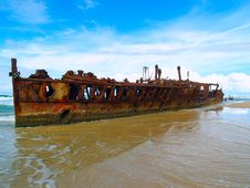 Maheno Wreck Stock Photography Maheno Wreck Stock Photography