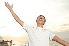 Free Exciting At Tropical Beach Stock Photography - 6707082