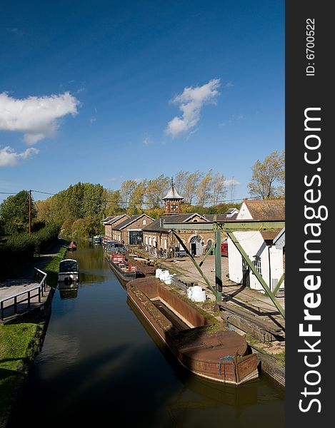 Former British Waterways Workshop On Canal