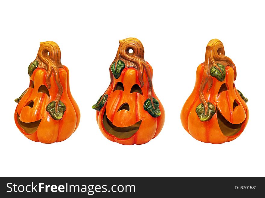 Three Small Pumpkins