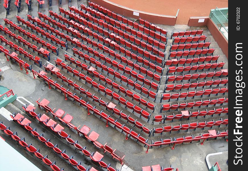 Historic Fenway Park field seating. Historic Fenway Park field seating