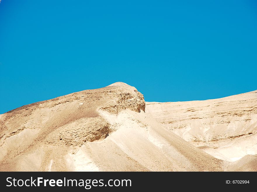 A desert mountain in the Negev