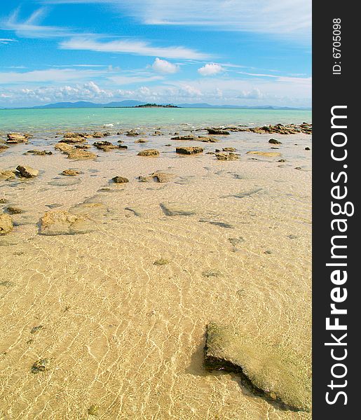 A paradise beach in Australia on the Whitsunday Islands