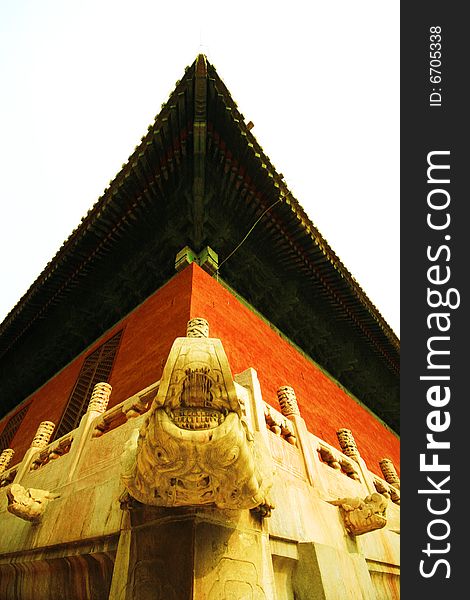 The historical Forbidden City Museum in modern Beijing