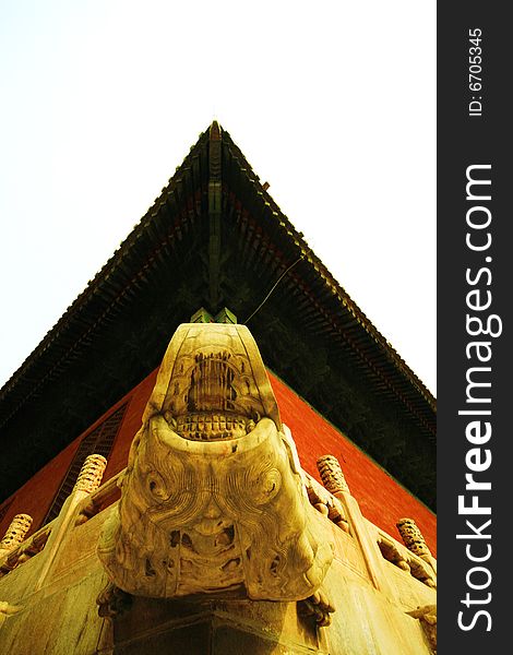 The historical Forbidden City Museum in modern Beijing